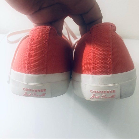 CONVERSE JP JACK OX MEN’S CORAL SNEAKERS.SIZE 9 - Picture 5 of 8
